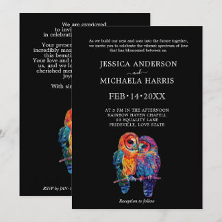🌈 LGBTQ Eternal Unity wedding Invitation