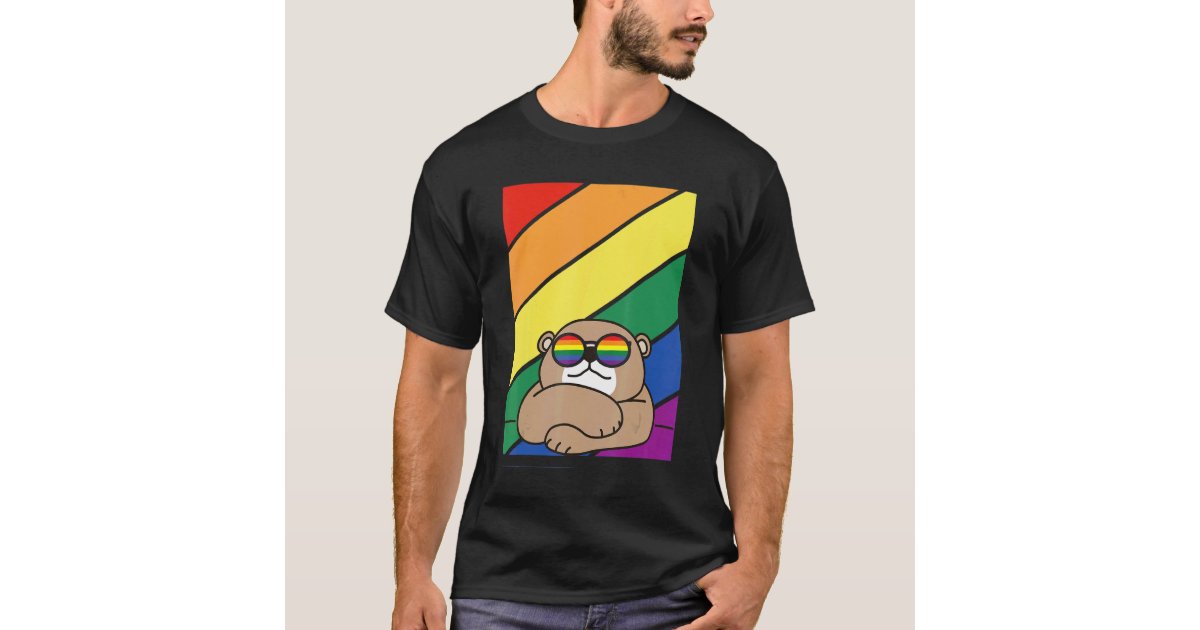 Gay Bear T-Shirt, Bear Pride Outfit, Gay Pride Bear