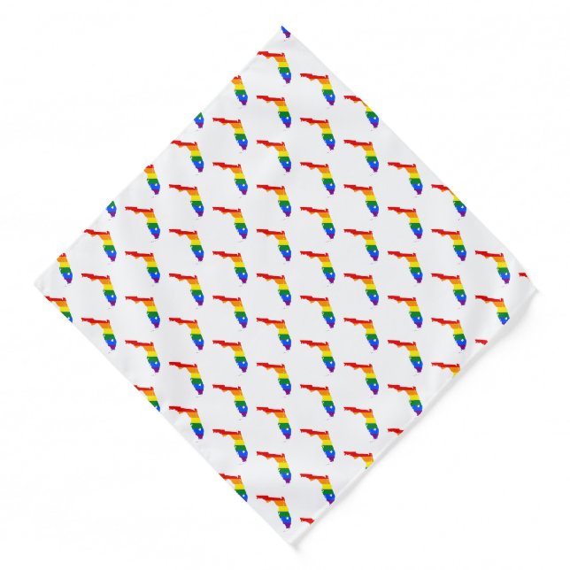 LGBTQ FLORIDA PRIDE  BANDANA (Front)