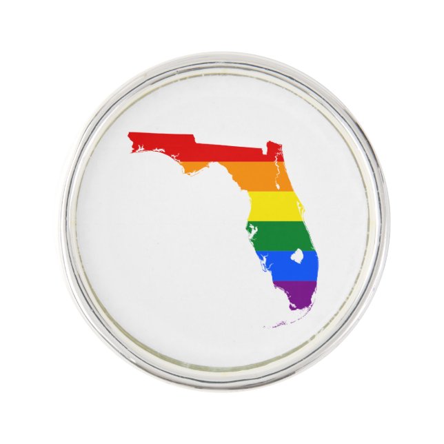 LGBTQ FLORIDA PRIDE LAPEL PIN (Front)