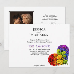 🌈 LGBTQ Flourish Together– Personalized Invitation