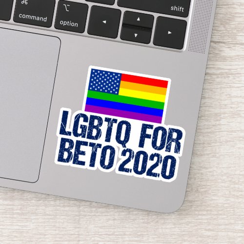 LGBTQ for Beto 2020 Sticker