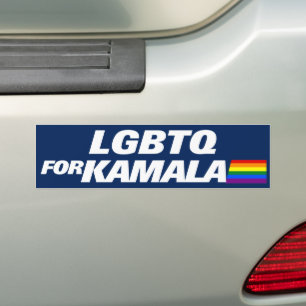 LGBTQ for Kamala Harris 2024 Bumper Sticker