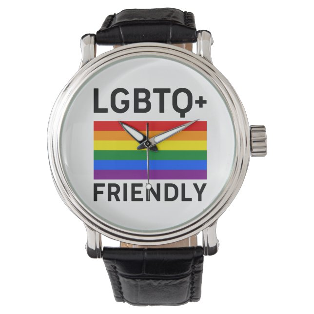lgbtq friendly pride flag symbol Transsexual gay l Watch (Front)