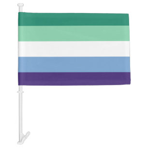 LGBTQ Gay Men Pride Car Flag
