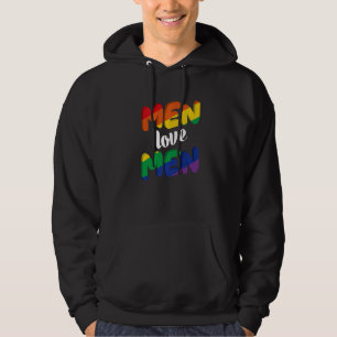 Lgbtq Gay Pride Love Is Love Men Love Men Hoodie