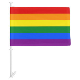 LGBTQ Gay Pride Parade Flag for hand or car