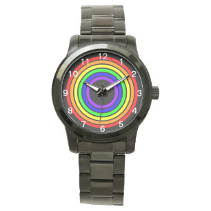 LGBTQ GAY PRIDE RAINBOW COLORS TIME FOR EQUALITY WATCH