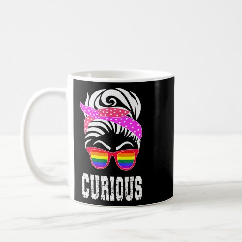 Lgbtq Girl _ Curious Girl Pride  Coffee Mug