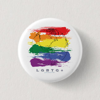 LGBTQ+ Global Proud AF Button