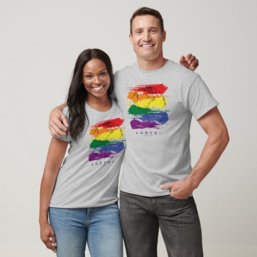 LGBTQ Global Proud AF T_Shirt