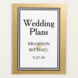 LGBTQ Gold Modern Wedding Planner
