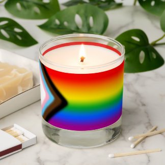 LGBTQ+ Gradient Progress Pride Scented Candle