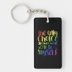 LGBTQ Human Rights Equality Gay Pride Month Gift Keychain