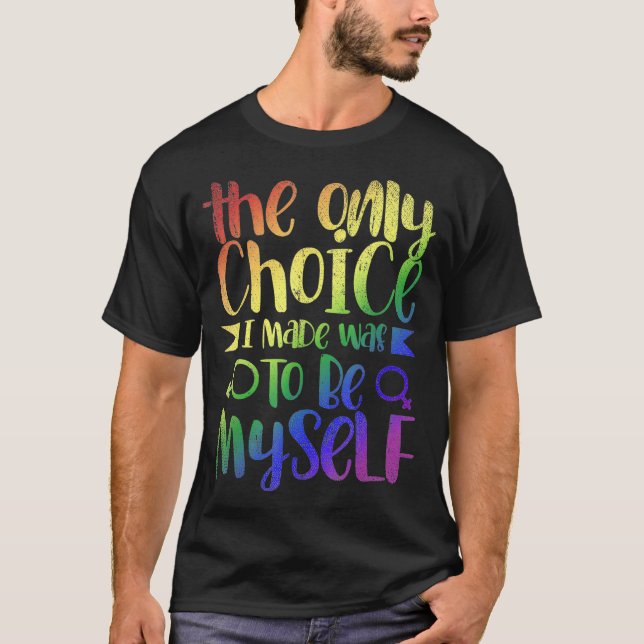 LGBTQ Human Rights Equality Gay Pride Month Gift Q T-Shirt (Front)