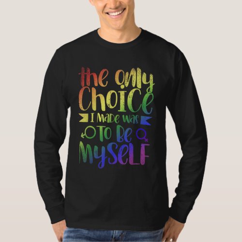 LGBTQ Human Rights Equality Gay Pride Month Gift T_Shirt