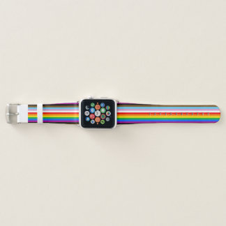 LGBTQ+ INCLUSIVE PRIDE FLAG APPLE WATCH BAND
