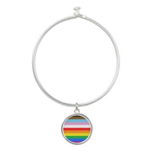 LGBTQ INCLUSIVE PRIDE FLAG BANGLE BRACELET