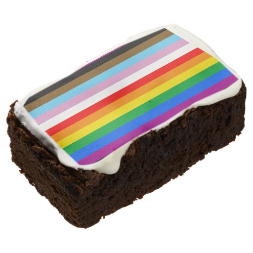 LGBTQ INCLUSIVE PRIDE FLAG BROWNIE