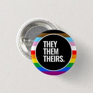 LGBTQ+ Inclusive Pride Flag Button