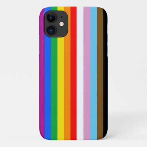 LGBTQ INCLUSIVE PRIDE FLAG iPhone 11 CASE