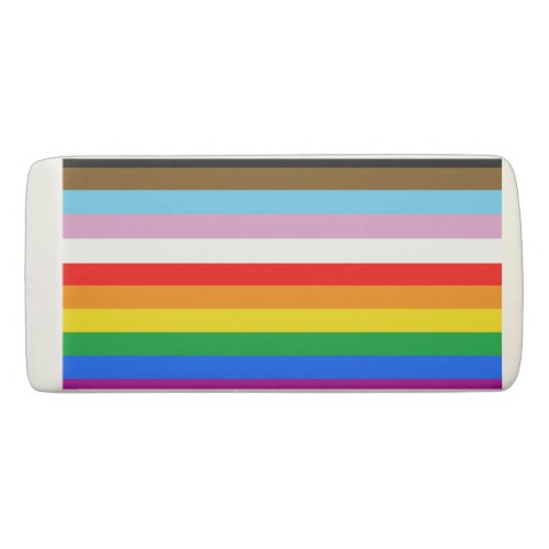 LGBTQ INCLUSIVE PRIDE FLAG ERASER