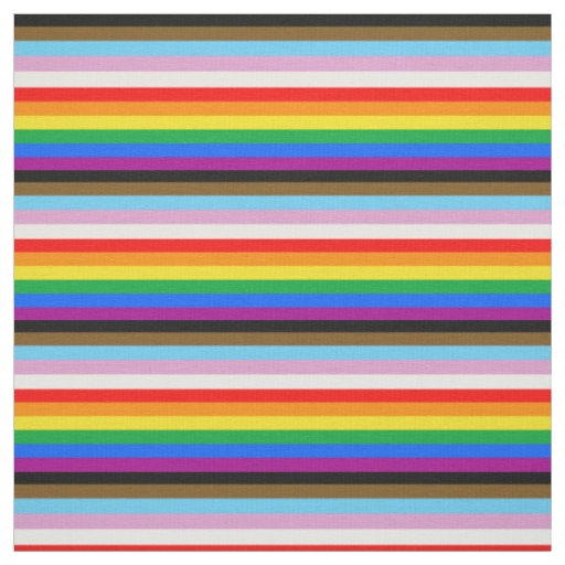 LGBTQ+ INCLUSIVE PRIDE FLAG FABRIC