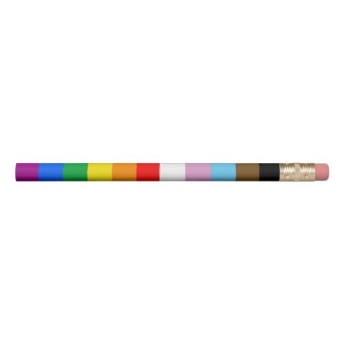 LGBTQ INCLUSIVE PRIDE FLAG PENCIL