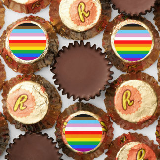 LGBTQ+ Inclusive Pride Flag Reese's Peanut Butter Cups