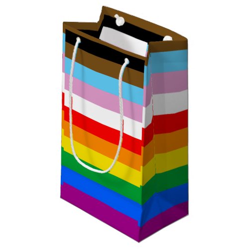 LGBTQ INCLUSIVE PRIDE FLAG SMALL GIFT BAG