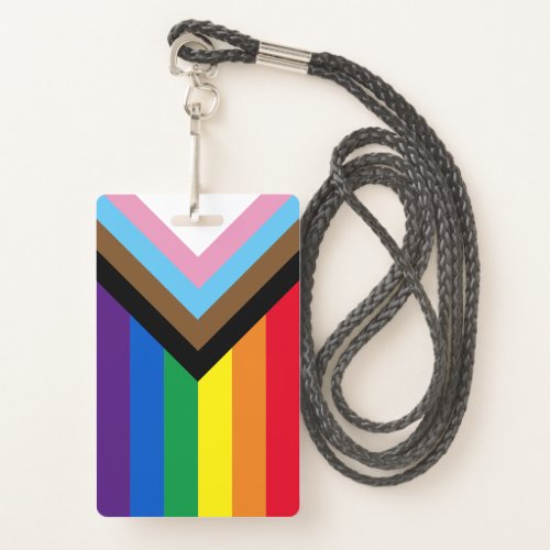 Lgbtq inclusive rainbow diversity gay pride flag badge