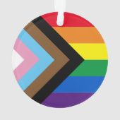 Lgbtq Inclusive Rainbow Diversity Gay Pride Flag Ornament | Zazzle