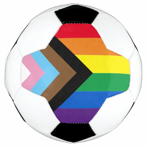 Lgbtq Inclusive rainbow diversity gay pride flag Soccer Ball