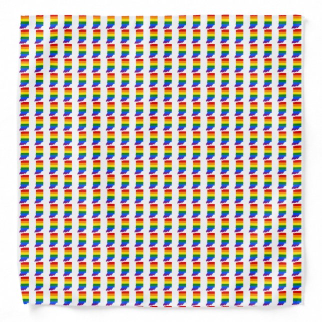 LGBTQ INDIANA PRIDE  BANDANA (Front)