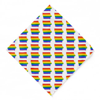 LGBTQ IOWA PRIDE BANDANA