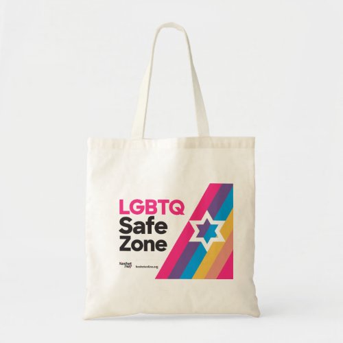LGBTQ Jewish Safe Zone Tote Bag