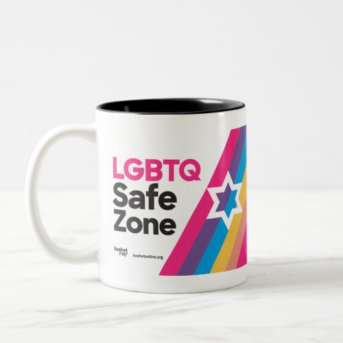 LGBTQ Jewish Safe Zone Two_Tone Coffee Mug