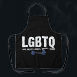 LGBTQ Legs Glutes Biceps Triceps Quads Gym Lover Apron<br><div class="desc">LGBTQ Legs Glutes Biceps Triceps Quads Gym Lover</div>