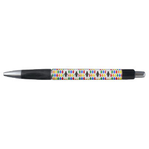 LGBTQ Lesbian Silhouette and Rainbow Ladies Pen