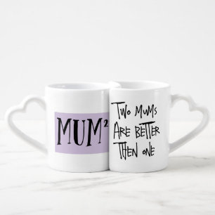LGBTQ Lesbian 'Two Mom' Mom Mother's day mug
