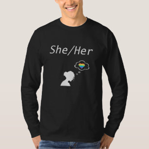 Lgbtq Lesbian Woman Girl Female Transgender Pride T-Shirt