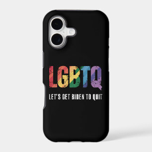 LGBTQ Lets Get Biden To Quite Gay Pride iPhone 17 Case