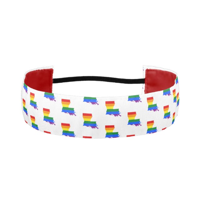 LGBTQ LOUISIANA PRIDE  ATHLETIC HEADBAND (Front)