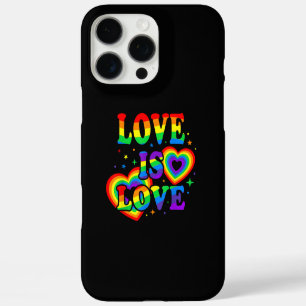 LGBTQ Love is Love Gay Pride LGBT Rainbow Flag iPhone 16 Pro Max Case