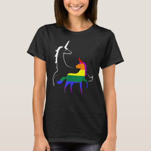 Lgbtq Mama Unicorn Gay Pride Rainbow Mom T-Shirt