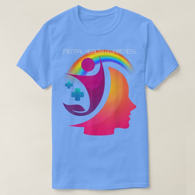 Lgbtq Mental Health Awareness 3002 1337  T-Shirt (Design Front)