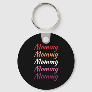LGBTQ Mommy Lesbian Pride Mom Mother's Day Keychain