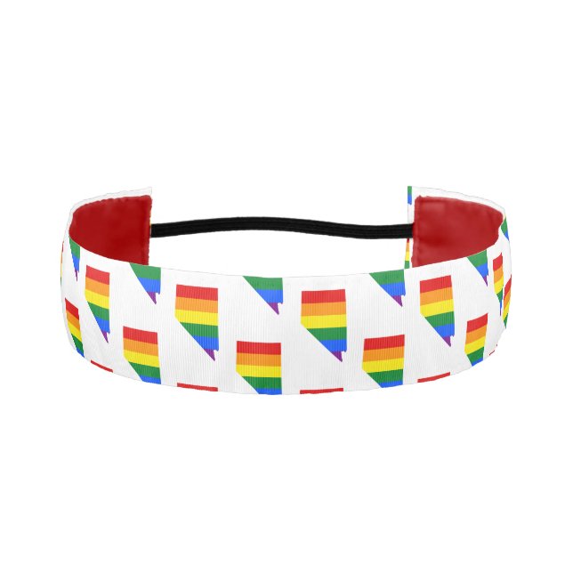 LGBTQ NEVADA PRIDE ATHLETIC HEADBAND (Front)