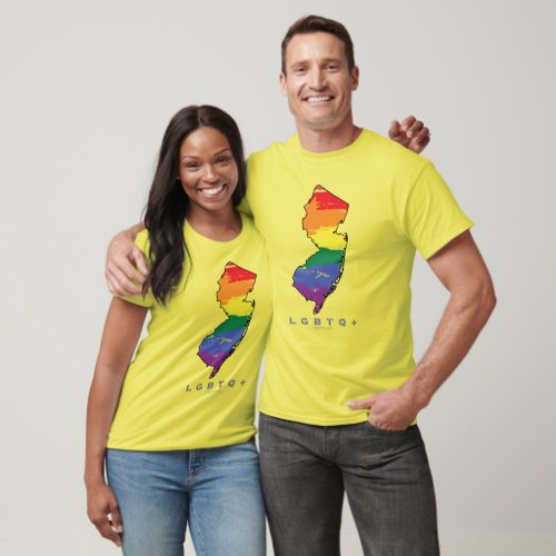 LGBTQ NJ Proud T_Shirt