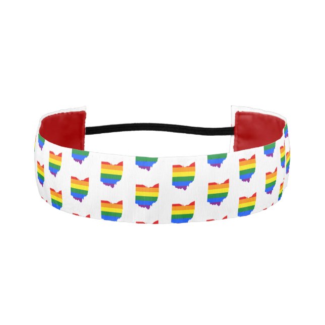 LGBTQ OHIO PRIDE  ATHLETIC HEADBAND (Front)